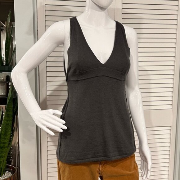 Chaiken 100 Cashmere V Neck Tank - Picture 2 of 8